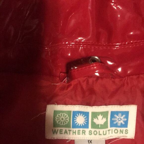 Weather Solutions Red Raingear. 1X - Picture 3 of 7